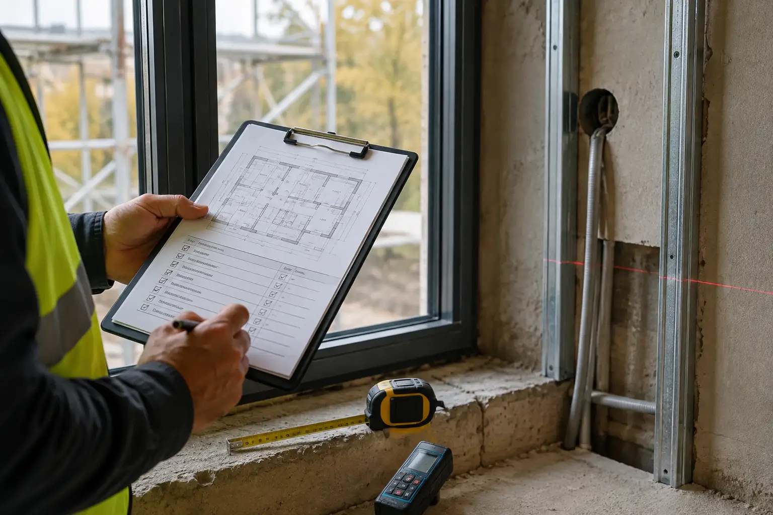 Bauabnahme Hausbau und Mängelerfassung Lenz baubegleitende Qualitätskontrolle und Baugutachten